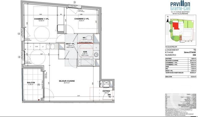 appartement - VILLEURBANNE - 69